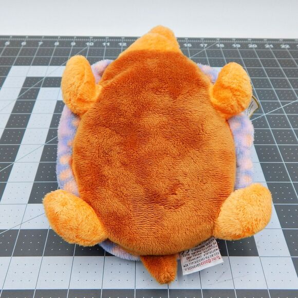 TY Pluffies Cruiser The Turtle Plush Pastel Orange 10 Inch Stuffed Animal Toy - Picture 7 of 12